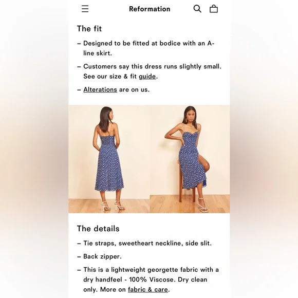 Juliette Dress NWT Size 8 in Color MORAY - Picture 6 of 11